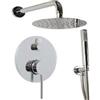 marca Kit Doccia Sphera Roma Ø 20 cm con Miscelatore Cromato