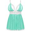 EVELIFE Babydoll Donna Sexy Taglie Forti Lingerie Set Lace Chemise Nightwear Vestito con Perizoma