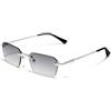 D.Franklin Occhiali da sole - Unisex - Con lenti protettive UV - Modello smith - Ottagonali - Per uomo e donna - Sunglasses