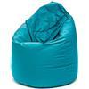 Ecopuf Pouf a Sacco Taglia XL Pouf Poltrona in Morbida Ecopelle Poltrona Sacco Antistrappo Antimacchia Puff Poltrona Imbottitura Polistirolo Pouffe Salotto Poltrona a Sacco Doppia Zip Dim85x135Cm