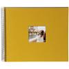 goldbuch Album a spirale Bella Vista con finestra 35x30 40 pagine nere senape"