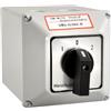 Heschen Commutatore rotativo universale SZW26-63/D404.4D 660V 63A ON-OFF-ON 3 posizioni 4 fasi 4NO+4NC 16 terminali CE con interruttore principale Scatola esterna LW28-63/4