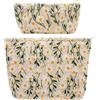 Aucuu 2PCS Beauty Case, Borsa Cosmetica Ricamata, Borsa Cosmetica da Viaggio, Multifunzionale Pochette Trucchi, Trucco Portatili per Vacanze in Viaggio