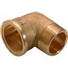 - Gomito in ottone giallo maschio/femmina 3/8"