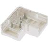 M LEDME Connettore rapido angolare slim striscia Led 12-24V 10mm monocolore 2 pin IP68 M LEDME