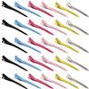 Gekamoyue 30 pezzi Becchi di Cicogna in Metallo, 3,5 Pollici Fermagli per Capelli Donna, Clip di Anatra con Scatola per Capelli Styling dei Capelli(Colorato)