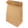 Shopper carta kraft 70gr fondo largo senza manici per asporto -22x14x37h cm