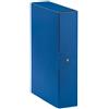 esselte Cartelle portaprogetti Esselte C28 EUROBOX dorso 8 cm presspan biverniciato blu - 390328050