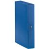 esselte Cartelle portaprogetti Esselte C26 EUROBOX dorso 6 cm presspan biverniciato blu - 390326050