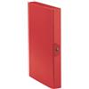 esselte Cartelle portaprogetti Esselte C24 EUROBOX dorso 4 cm presspan biverniciato rosso - 390324160