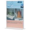 Q-Connect Porta-avvisi Q-Connect in polistirolo con base a T trasparente 10,8x15,1 cm KF04176