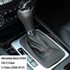 NONE Pomello del Cambio Automatico Nero con Cuffia per Mercedes Benz W204 Classe E C204 C63 C300 C250 (2008-2013) Accessori Auto