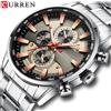 Curren Orologio da Uomo CURREN Nuovo di Zecca, al Quarzo, Impermeabile, Cronografo di Lusso di Marca Top, Relogio Masculino
