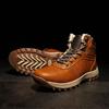 HIKEUP stivali invernali da uomo scarpe in cotone scarpe da trekking invernali all'aperto abbigliamento da lavoro Sport High Top Plus scarpe da uomo calde in velluto