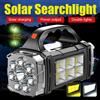 paweinuo Torcia solare a LED da 5000 mAh COB Lanterna da campeggio Luce da lavoro Torcia di ricarica USB Faro portatile impermeabile Power Bank