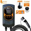 Feyree EVSE Wallbox 32A 7.6KW Monofase, Caricatore EV Intelligente Tipo 2 11kW 22kW, Stazione di Ricarica a Parete con Controllo APP per Auto Elettriche