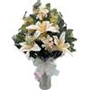 Plushome PLUS HOME Bouquet da cimitero di fiori artificiali in tessuto per tutti i santi misurano + -78 cm.