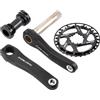 GOLDIX Per Bambini Manovella Della Bicicletta 110/127/140/150/155/160mm Ultraleggero MTB Guarnitura Della Bicicletta Nero 28T-36T 7-10 Velocità Parti di Ciclismo