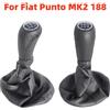 New bee Trasmissione manuale a 5 velocità per FIAT PUNTO 188 MK2 Accessori per lo styling dell'auto Pomello del cambio Collare per bagagliaio in pelle Custodia cambio