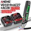 ANENG Tester di Tensione con Allarme Vocale a Infrarossi e Laser ANENG VC1019/AC27/AC28, Tester LCD per Prese Elettriche, Strumento per Controllo Polarità e Circuito RCD 30mA