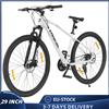 Vankel Bicicletta da montagna Vankel da 29 pollici per adulti, bicicletta a 21 velocità e sistema di cambio, freno a disco posteriore, regalo per pendolari uomini e donne