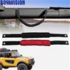 SOYAVISION Maniglie Nere/Rosse per Ford Bronco 2021-2024, Maniglie in Paracord per Roll Bar, Accessori Interni per Ford Bronco 2 o 4 Porte