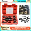 NONE Estrattore di Cuscinetti Podofo a Due Griffe, Kit di Smontaggio Cuscinetti 8-25MM, Set 10 Pezzi per Auto e Moto