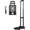 SucceBuy Carrello Pieghevole SucceBuy da 110 Libbre con 2 Ruote, Carrello Utilitario per Trasporto Mobili e Bagagli