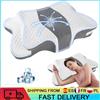 Cuscino in memory foam traspirante, inodore, per il collo, ad alta densità, ortopedico, per alleviare il dolore, per ogni tipo di dormiente, cuscino morbido sagomato