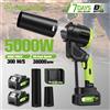 ONEVAN ONEGREEN Soffiatore Elettrico Senza Spazzole 38000RPM 5000W, Strumento da Giardino a Batteria per Pulizia Foglie e Polvere, Compatibile con Batteria Makita 18V