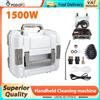 Podofo Pulitore a Vapore Portatile 1500W, Macchina per Pulizia ad Alta Pressione per Rimuovere il Grasso, Pulitore a Vapore per Casa e Cucina, 3.5 Bar 50 PSI, 5 Livelli di Temperatura