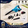 NONE Soffiatore d'aria elettrico senza fili Podofo, portatile, per foglie e polvere, compatibile con batteria Makita 18V