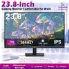 KTC Monitor da Gaming KTC H24B9S-2 144Hz, Display IPS FHD da 23,8'', 178 ° Ampio Angolo di Visione, 113% SRGB, 16,7 Milioni di Colori, Bassa Emissione di Luce Blu, 280 cd/m², HDMI e VGA, Montaggio VESA