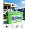 DAWEIKALA Nuovo pacco batterie al litio 18650 3S6P 12V 100Ah, dotato di un sistema di batteria integrato da 30A, progettato per veicoli elettrici alimentati a energia solare e batterie agli ioni di litio +