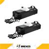 SHEHDS 1/2PCS Macchina del fumo 3000W con telecomando, controllo via cavo, controllo DMX512, macchina del fumo da palco, attrezzatura per effetti di nebbia per matrimoni