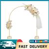 zollor Supporto per Sfondo Dorato 2,1x2,4m, Arco in Metallo per Ghirlande di Palloncini, Decorazione per Matrimoni, Halloween, Natale, Feste di Compleanno ed Eventi