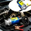 NONE Pompa per olio portatile 12V, motore in rame puro da 100W, testa della pompa in lega di alluminio, per l'estrazione di olio motore e diesel, adatta per motocicli, camion e automobili.