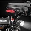 NONE Bicicletta elettrica SINOHON M3, ideale per gli spostamenti in città, con motore da 500 W, batteria al litio da 36 V e 10,4 Ah, pneumatici da 14 pollici, modello pieghevole.