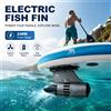 NONE AQUA Electric Fish Fin Water Station Board, propulsore subacqueo dedicato da 240W con telecomando wireless per paddleboarding, kayak, pesca, crociere sul lago, esplorazione all'aperto e sport