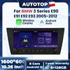 AUTOTOP Autoradio Android 15 da 10,26 Pollici con CarPlay Wireless e Android Auto per BMW Serie 3 E90 E91 E92 E93 2005-2012, GPS, Stereo, Navigazione, Multimedia, 4G, 8 Core, BT, RDS, DSP, Telecamera