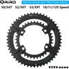 GOLDIX Corona per Bici da Strada RIRO 4 Bulloni 110BCD 105 FC-R7000 / ULTEGRA FC-R8000 / DURA-ACE FC-R9100 Asimmetrica 50-34T 52-36T 53-39T