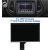 NONE Monitor LCD Touch Screen Uconnect da 7 Pollici per Radio Jeep Compass 2017-2020 TDO-WXGA0700K00033-V2 TDO-WXGA0700K00057-V1
