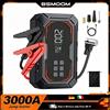 BSMOOM 3000A Compressore d'Aria e Avviatore d'Emergenza, un Booster per Batteria Auto Portatile da 21800mAh, è dotato di un Compressore d'Aria da 150 PSI che si spegne automaticamente quando è