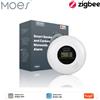 MOES Rilevatore di fumo e monossido di carbonio MOES Tuya ZigBee 2-in-1, allarme intelligente per gas CO con sirena da 85dB, sensore di sicurezza domestica con monitoraggio remoto tramite app.