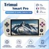 Trimui Smart Pro Console di Gioco Retro Open Source Linux Portatile con Display IPS da 4,96'', Altoparlanti Stereo, Porta Type-C, Batteria da 5000mAh, Emulatore Classico, Regalo per Bambini