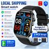 MTIMENX 2026 Nuovo Smartwatch da uomo 2,04 pollici AMOLED, chiamate Bluetooth, ECG, frequenza cardiaca, sport all'aperto, illuminazione, IP68, orologio fitness, spedizione locale