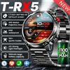 GUHUAVMI 2026 Nuovo Orologio Intelligente T-RX per Uomini Militari da Esterno, Batteria Grande da 1100mAh, Bussola, Impermeabile IP68, Torcia, Sport, Chiamate BT, Smartwatch