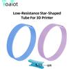 toaiot Tubo a Forma di Stella a Bassa Resistenza per Stampante 3D, Tubo PTFE a Flusso Regolare 2/4/5/10m per Stampanti 3D Bambu, Creality, Voron, Anycubic
