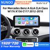 NUNOO（电子） CarPlay Wireless Linux e Android Auto per Mercedes Benz Classe A GLA CLA W176 X156 C117 2012-2018, Schermo Multimediale, Sistemi Intelligenti di Navigazione