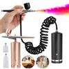 NONE Aerografo con Compressore, Aerografo Portatile per Pittura, Mini Pistola a Spruzzo per Pittura, Nail Art, Artigianato, Kit Aerografo con Compressore, Pistola a Spruzzo Manuale